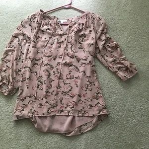 Daniel Rainn DR 2 Floral Smock Blouse XS